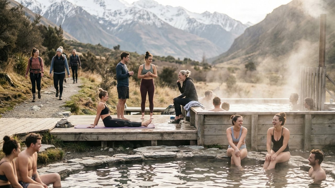 Activités et loisirs proposés à une station thermale en montagne