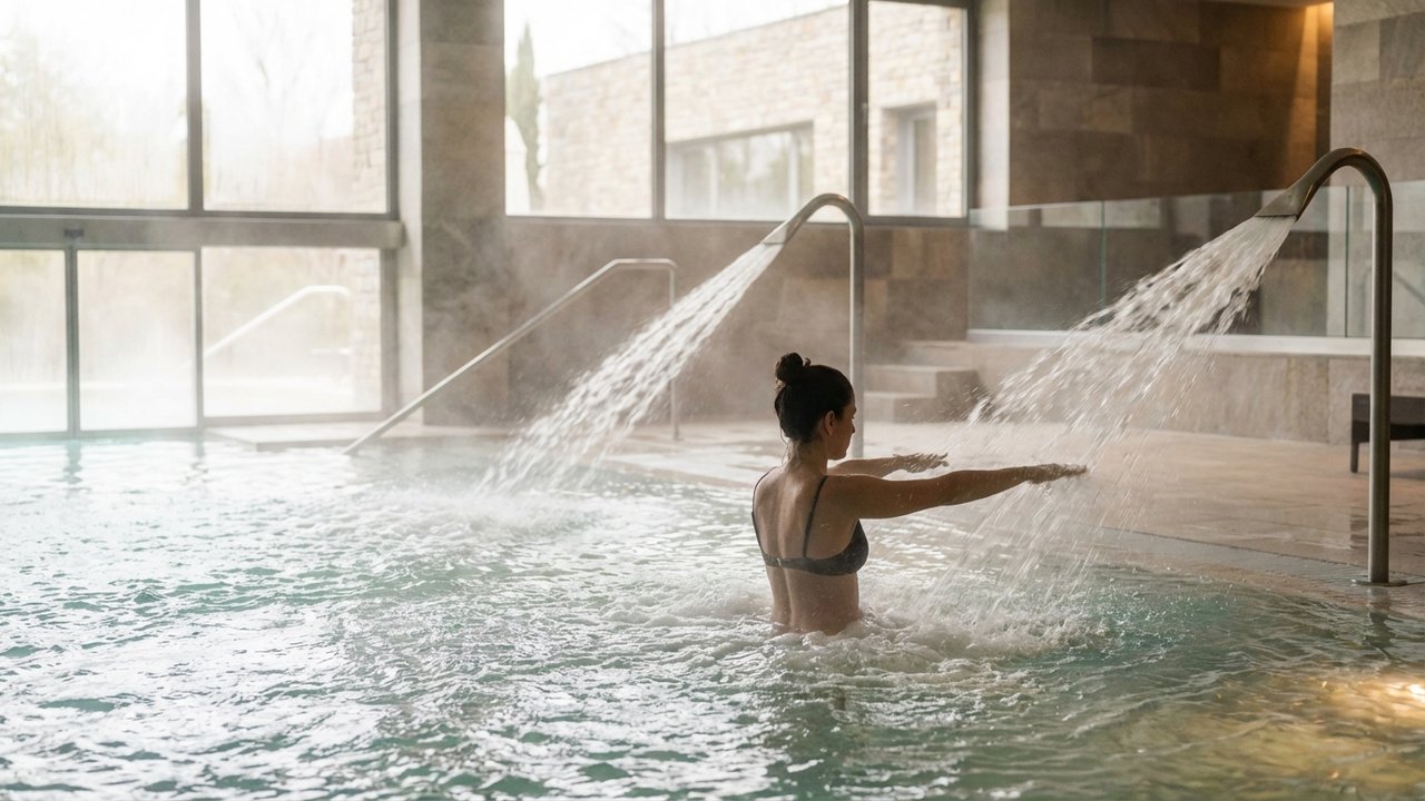 Exercice en piscine thermale pour l'obésité et le surpoids