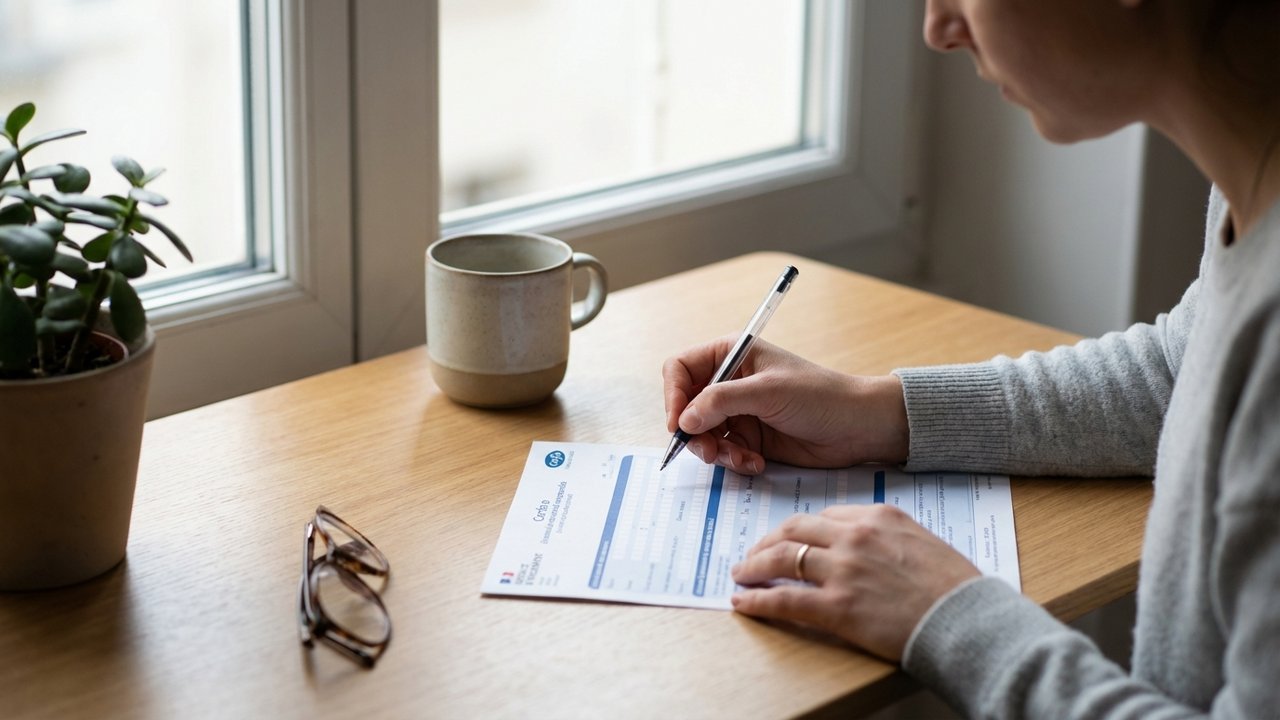 Remplissage du formulaire de demande de prise en charge pour une cure thermale