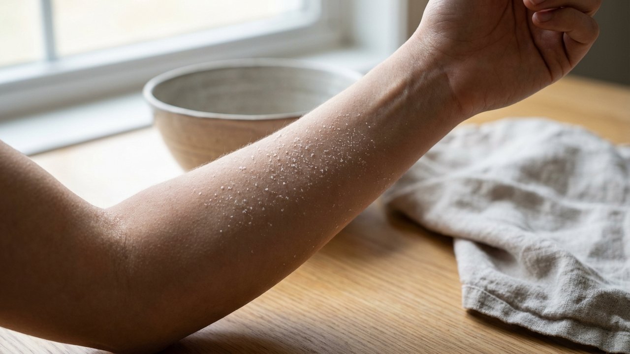 Résidus minéraux bénéfiques sur la peau après une cure thermale