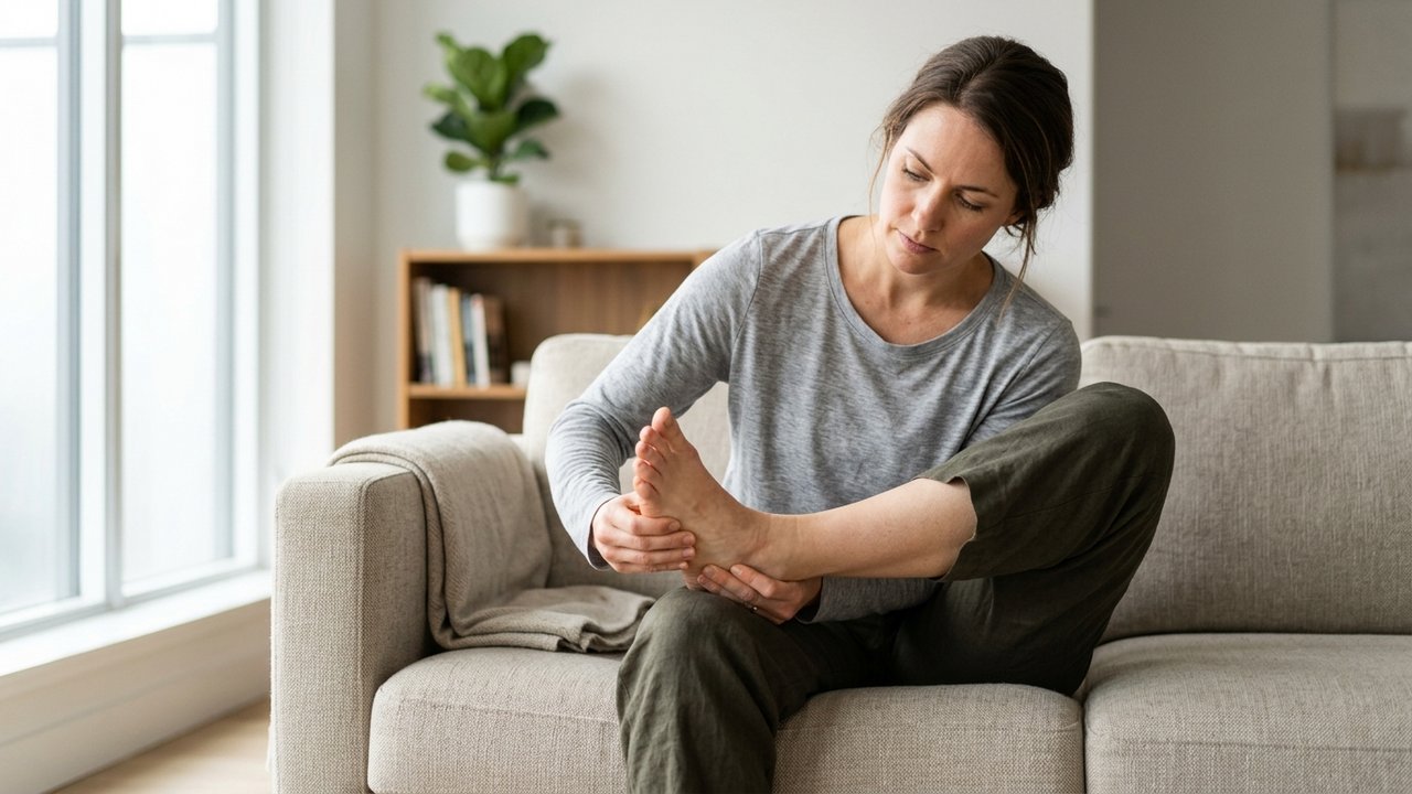 Examen du pied pour détecter douleurs ou blessures
