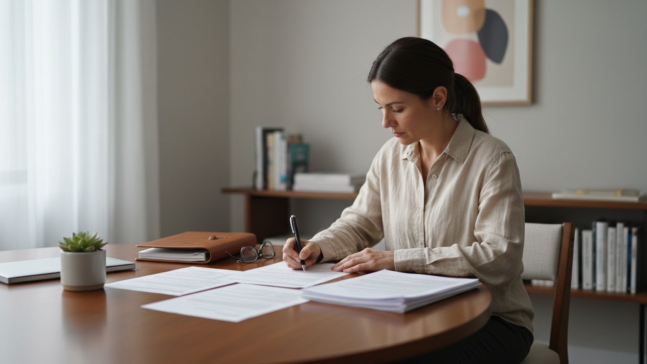 Processus administratif de déclaration de maladie professionnelle avec formulaires