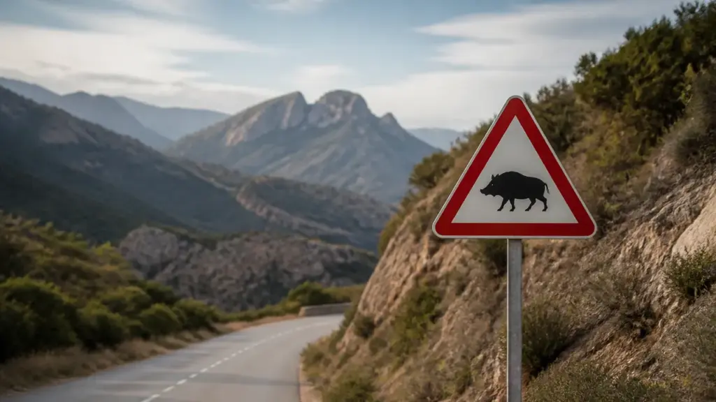 Route sinueuse, principal endroit à éviter en Corse