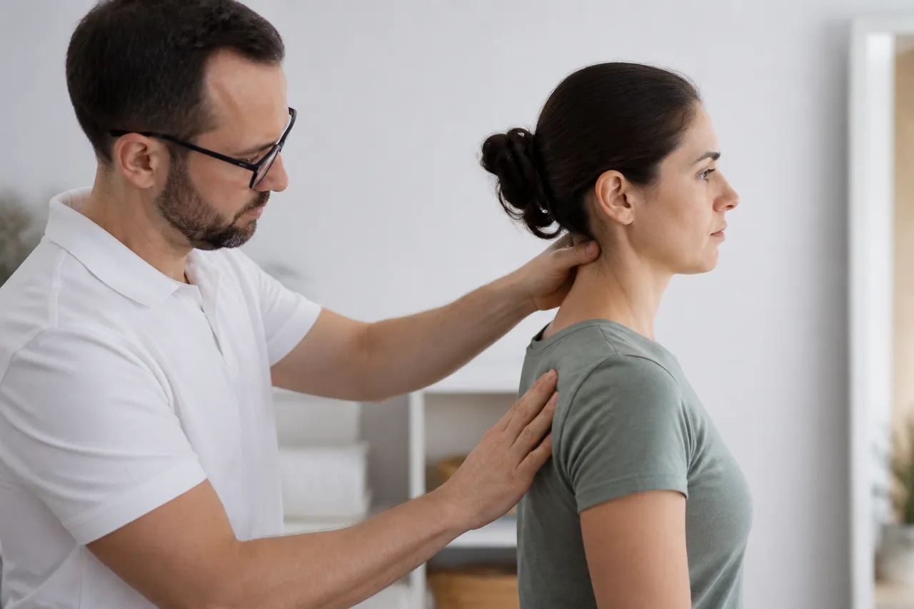 Bilan postural d'une courbure cervicale chez le posturologue