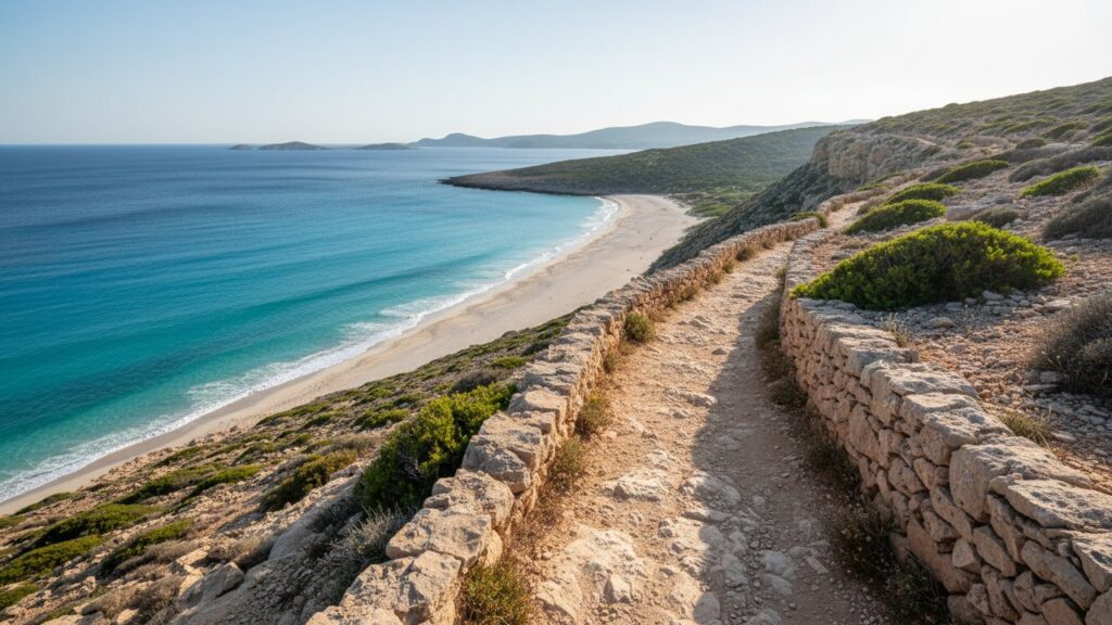 Le sentier des douaniers de Saint-Florent longeant le littoral sauvage