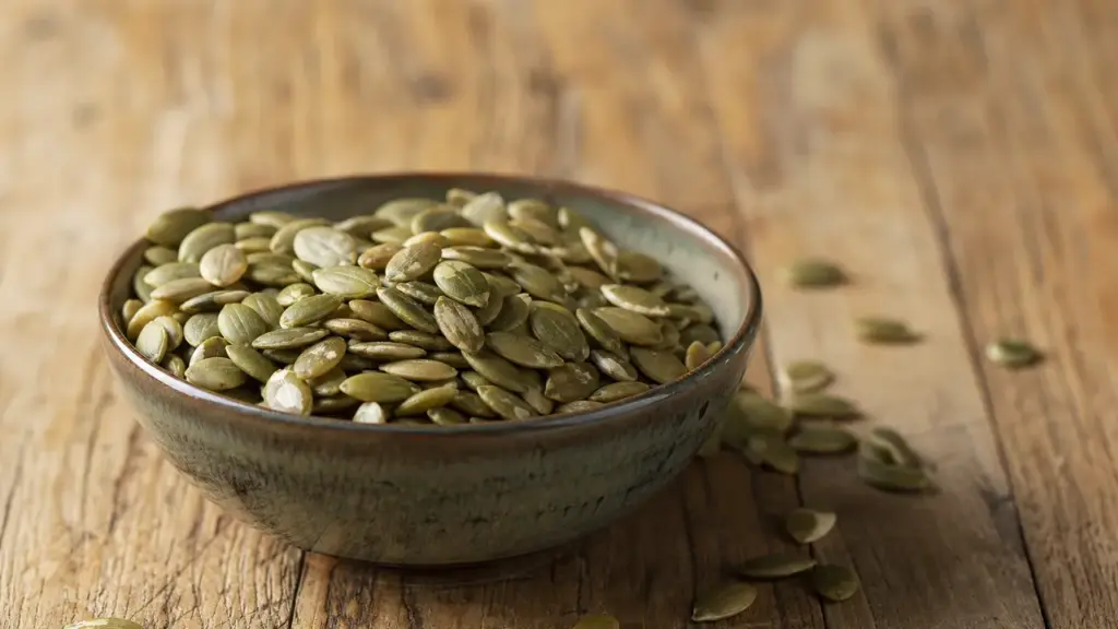 Bienfaits de la graine de courge : bol de graines nature