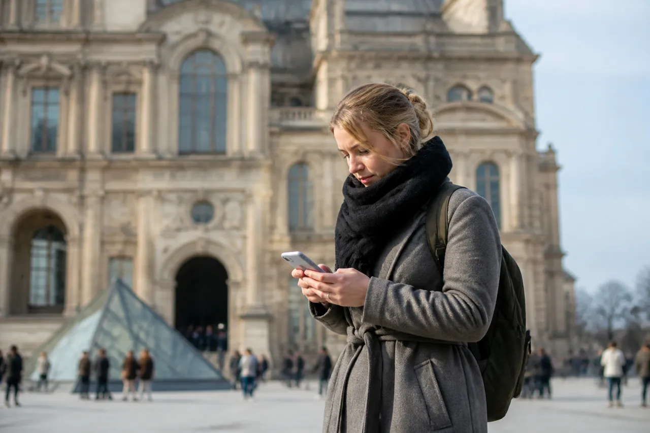 Voyage à Auschwitz : consultation des horaires sur smartphone